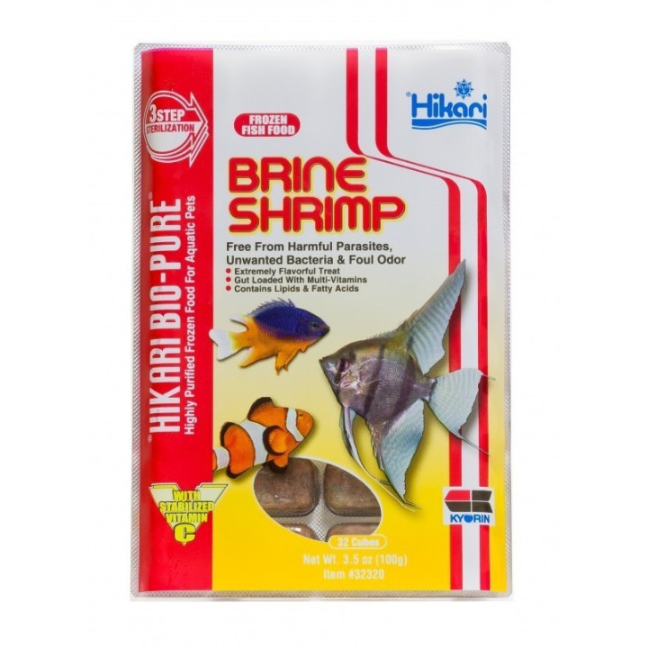 Alimento Congelado en Cubos - Hikari Brine Shrimp (3.5oz)