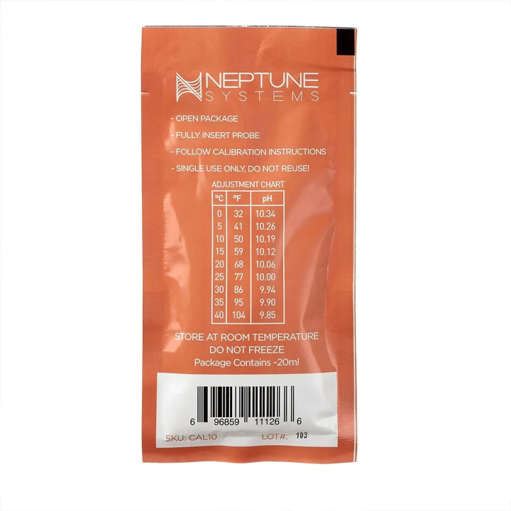 Solución de Calibración pH 10 - pH Calibration Buffer pH 10.00 Neptune Systems
